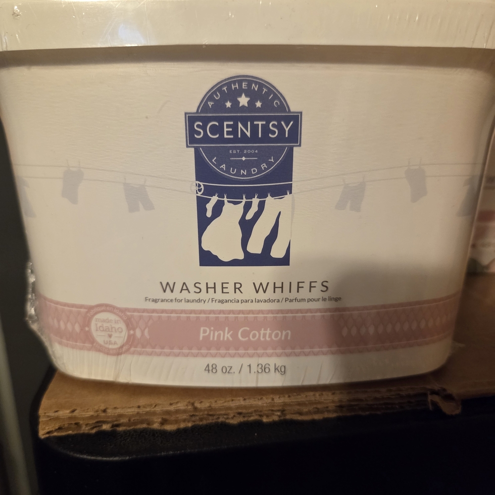 Scentsy Pink Cotton Washer Whiffs Laundry Fragrance